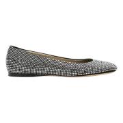 Loewe Spetsig Ballerina Flats Black, Dam