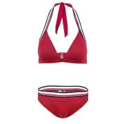 Tommy Hilfiger Röda Bikiniunderdelar Stilfull Modell Red, Dam