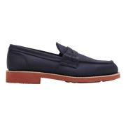 Church's Klassisk Läder Loafer Sko Blue, Herr