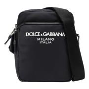 Dolce & Gabbana Liten Axelväska Blue, Herr