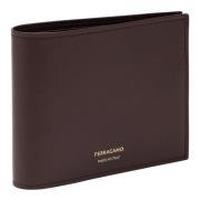 Salvatore Ferragamo Klassisk Kontinental Plånbok Brown, Herr