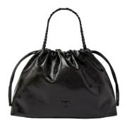 Pinko Kedjehandtag Toteväska Neplack Vintage Black, Dam