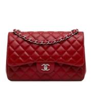 Chanel Vintage Pre-owned Laeder chanel-vskor Red, Dam