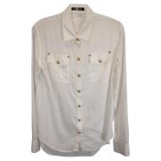 Balmain Pre-owned Pre-owned Bomull toppar Beige, Dam