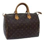 Louis Vuitton Vintage Pre-owned Canvas handvskor Brown, Dam