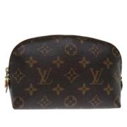 Louis Vuitton Vintage Pre-owned Canvas necessrer Brown, Dam