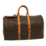 Louis Vuitton Vintage Pre-owned Canvas resvskor Brown, Dam