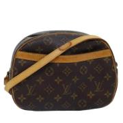 Louis Vuitton Vintage Pre-owned Canvas axelremsvskor Brown, Dam