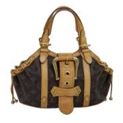 Louis Vuitton Vintage Pre-owned Canvas handvskor Brown, Dam