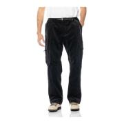 Gramicci Straight Trousers Black, Herr