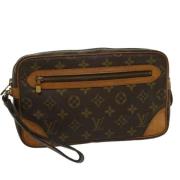 Louis Vuitton Vintage Pre-owned Canvas kuvertvskor Brown, Dam