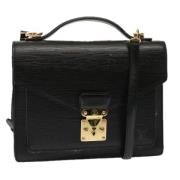 Louis Vuitton Vintage Pre-owned Laeder handvskor Black, Dam