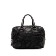 Prada Vintage Pre-owned Laeder handvskor Black, Dam