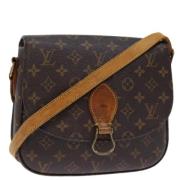 Louis Vuitton Vintage Pre-owned Canvas louis-vuitton-vskor Brown, Dam