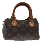 Louis Vuitton Vintage Pre-owned Canvas handvskor Brown, Dam