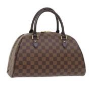 Louis Vuitton Vintage Pre-owned Canvas handvskor Brown, Dam