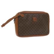 Celine Vintage Pre-owned Laeder kuvertvskor Brown, Dam