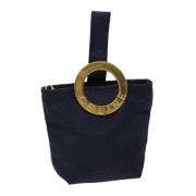 Celine Vintage Pre-owned Nylon necessrer Blue, Dam