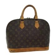 Louis Vuitton Vintage Pre-owned Canvas handvskor Brown, Dam