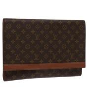 Louis Vuitton Vintage Pre-owned Canvas kuvertvskor Brown, Dam