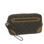 Louis Vuitton Vintage Pre-owned Canvas kuvertvskor Brown, Dam