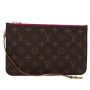 Louis Vuitton Vintage Pre-owned Canvas axelremsvskor Brown, Dam