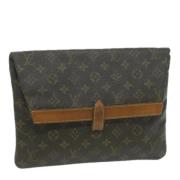 Louis Vuitton Vintage Pre-owned Canvas kuvertvskor Brown, Dam