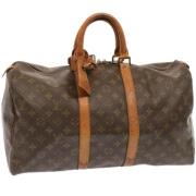 Louis Vuitton Vintage Pre-owned Canvas louis-vuitton-vskor Brown, Dam