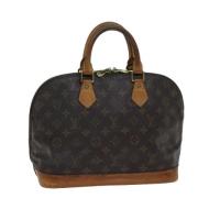 Louis Vuitton Vintage Pre-owned Canvas handvskor Brown, Dam