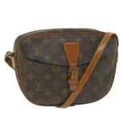 Louis Vuitton Vintage Pre-owned Canvas axelremsvskor Brown, Dam