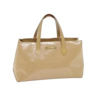 Louis Vuitton Vintage Pre-owned Laeder handvskor Beige, Dam