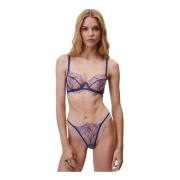 Undress Code Lost Paradise Bra Dark Blue Blue, Dam