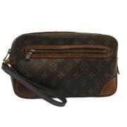 Louis Vuitton Vintage Pre-owned Canvas kuvertvskor Brown, Dam