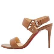 Christian Louboutin Pre-owned Pre-owned Laeder sandaler Brown, Dam