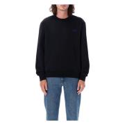 A.p.c. Svart Vit Stickat Sweat Box Black, Herr