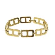 Dior Vintage Pre-owned Metall armband Yellow, Dam