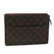 Louis Vuitton Vintage Pre-owned Canvas kuvertvskor Brown, Dam