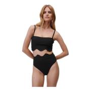 Undress Code Snygg Svart Bikini Topp Volang Black, Dam