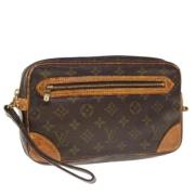 Louis Vuitton Vintage Pre-owned Canvas kuvertvskor Brown, Dam