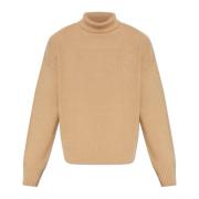 Ami Paris Ull Turtleneck Beige, Herr