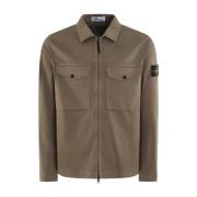 Stone Island Casual Overshirt Brown, Herr