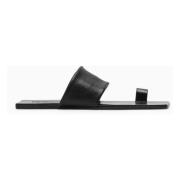 Jil Sander Låg Sandal Black, Dam