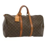 Louis Vuitton Vintage Pre-owned Canvas resvskor Brown, Dam