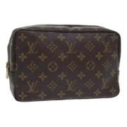 Louis Vuitton Vintage Pre-owned Canvas kuvertvskor Brown, Dam