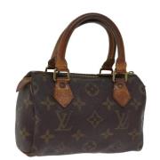 Louis Vuitton Vintage Pre-owned Canvas handvskor Brown, Dam