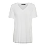 Soaked in Luxury Oversize T-shirt i Broken White White, Dam