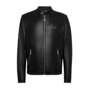 Philipp Plein Svart Bomberjacka Black, Herr