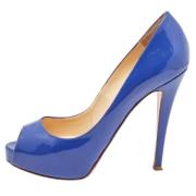 Christian Louboutin Pre-owned Pre-owned Laeder klackskor Blue, Dam