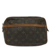 Louis Vuitton Vintage Pre-owned Canvas kuvertvskor Brown, Dam