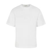 Burberry Vit T-shirt Stilfull Uppgradering Casual White, Herr